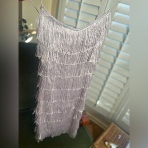 NWT ASOS Lavender Fringe Dress